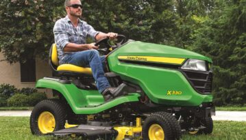 Fall Yard Prep with the John Deere X330: Mow, Mulch, and More