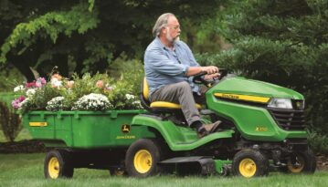 Spring Lawn Prep Made Easy with the John Deere X350