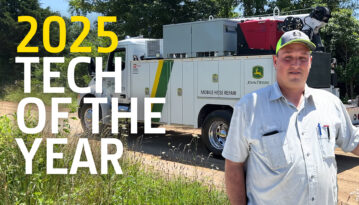 Trenton Adams Named Territory Champion for John Deere Technician of the Year
