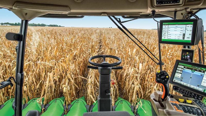 john deere x9 combine cab interior