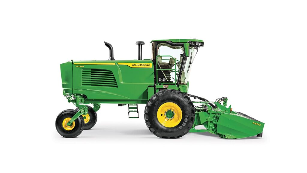 New John Deere W235R Windrower at Heritage Tractor