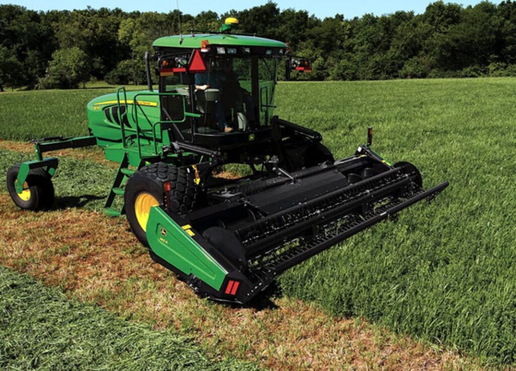 New John Deere W155 Windrower at Heritage Tractor